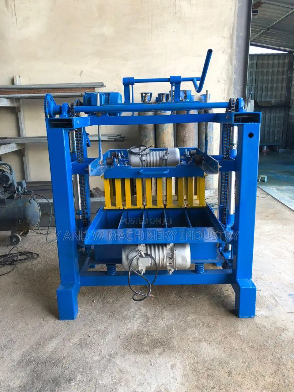 YW 4-35a- Powerful Block Machine Made in Ghana. Inspect, Test, Buy