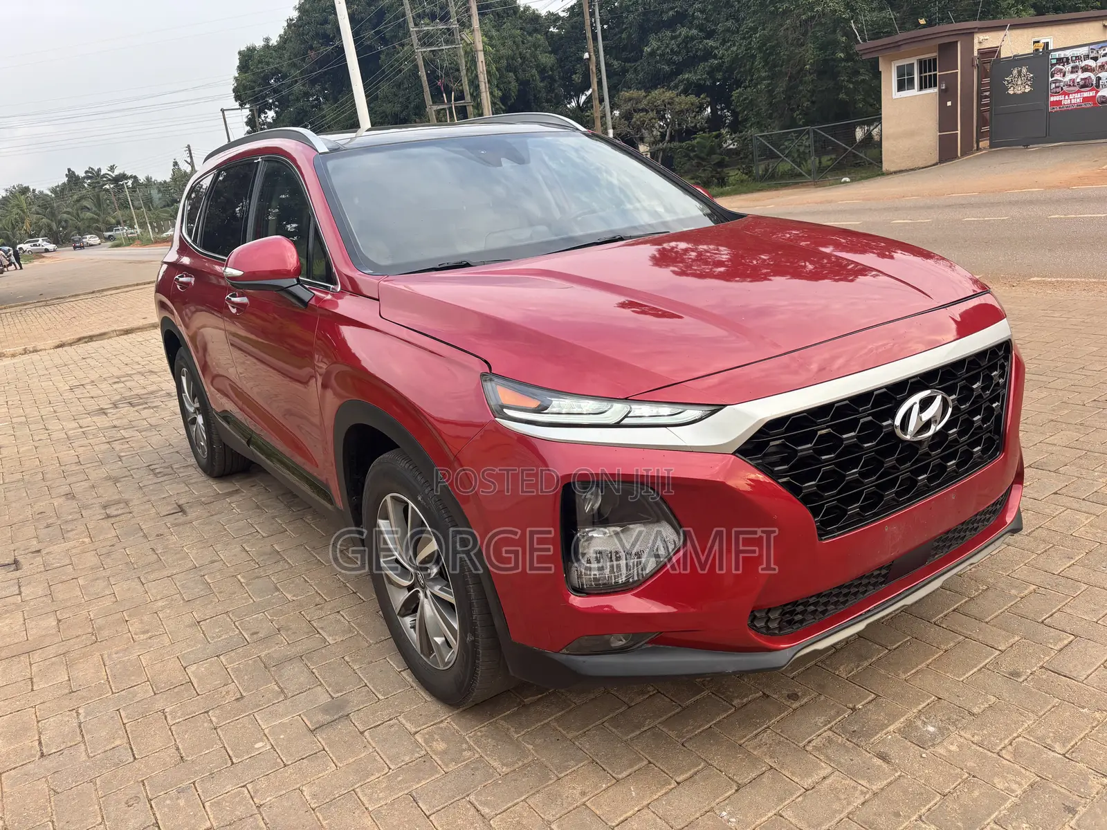 Hyundai Santa Fe Limited AWD 2017 Red