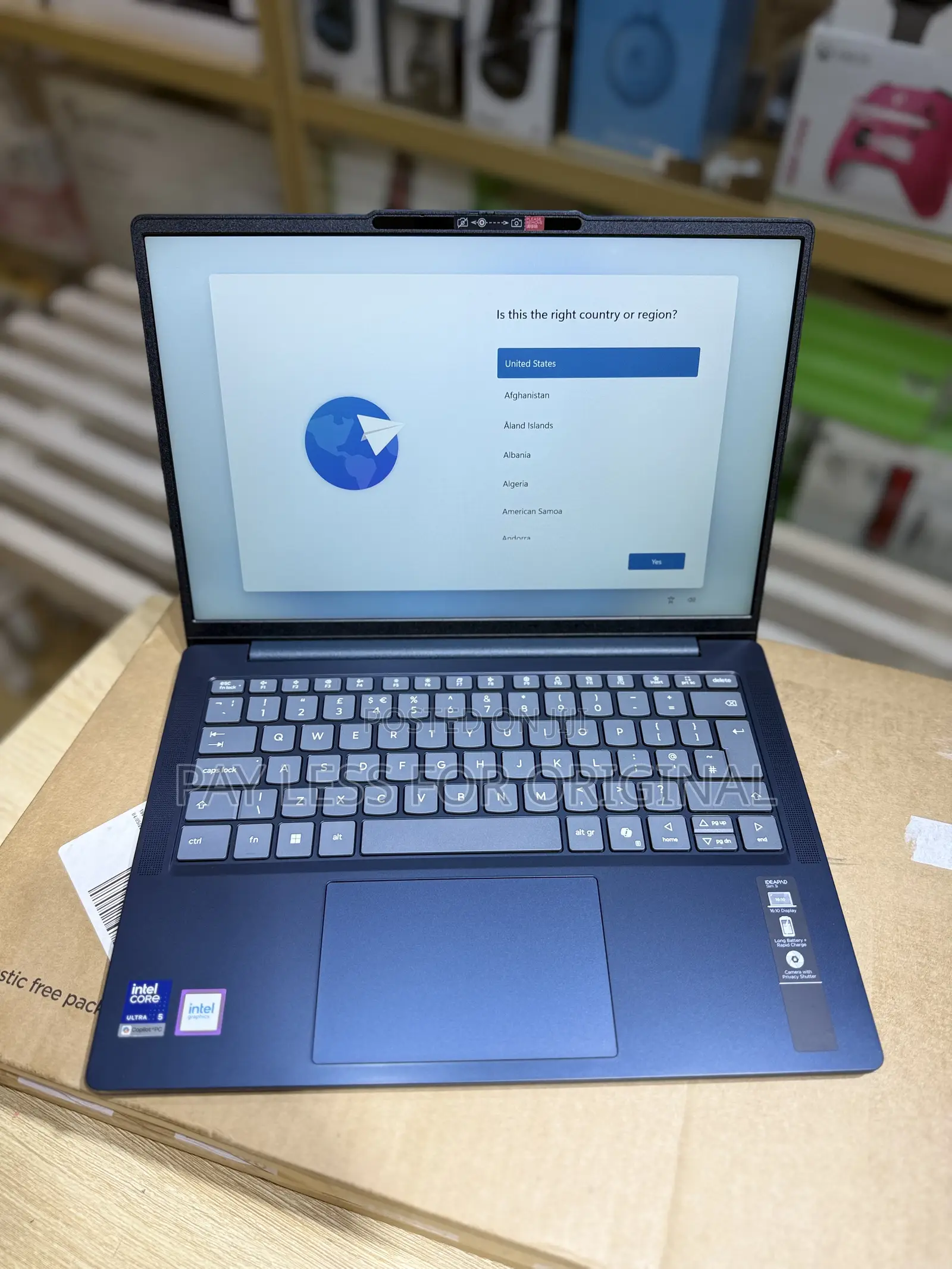 New Laptop Lenovo Ideapad 3 16GB Intel Core Ultra 5 SSD 512GB