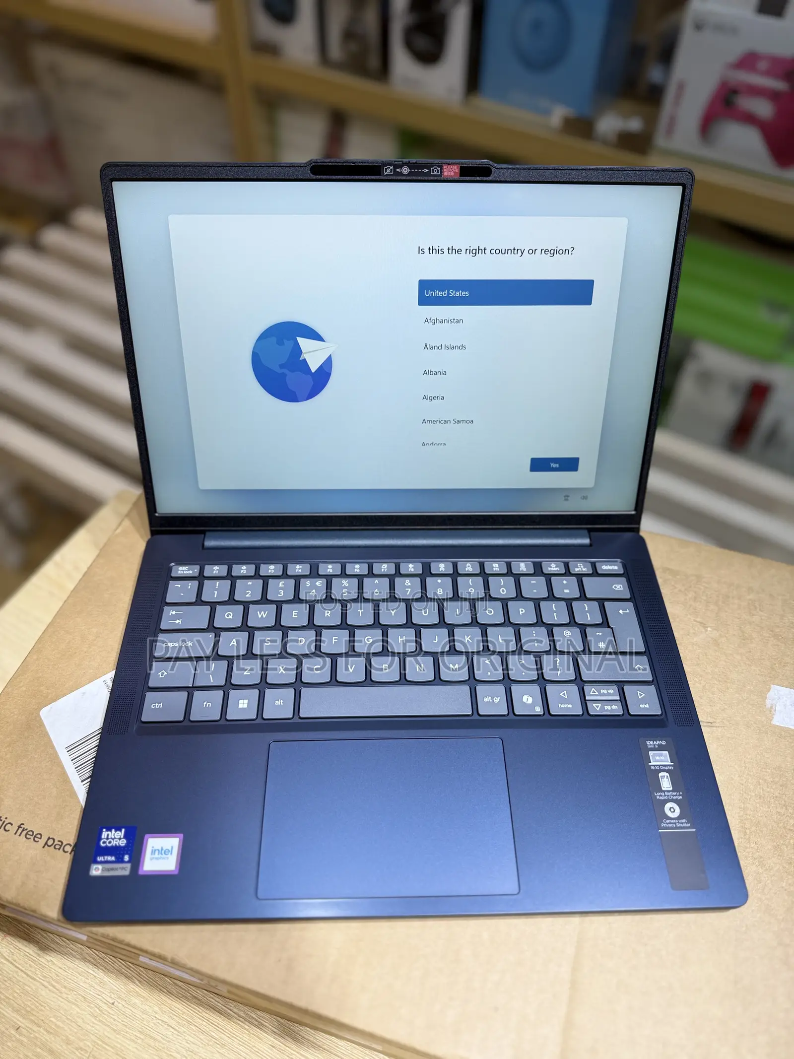 New Laptop Lenovo Ideapad 3 16GB Intel Core Ultra 5 SSD 512GB