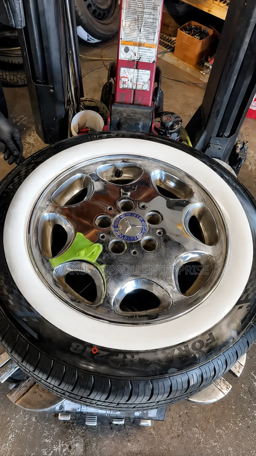 Whitewall Tire Insert – 4 Sets 14", 15" 16"