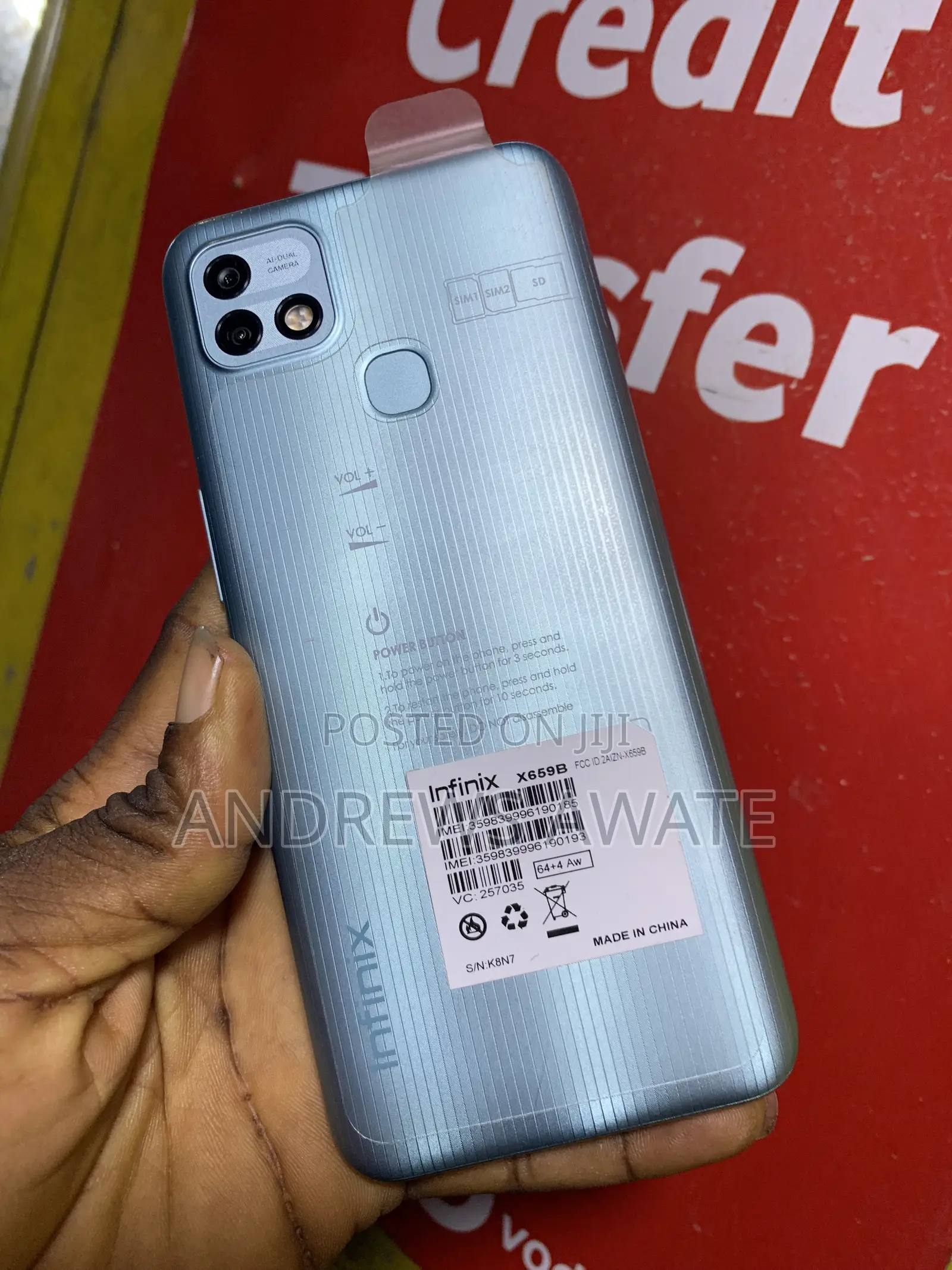 New Infinix Hot 10i 64 GB Blue
