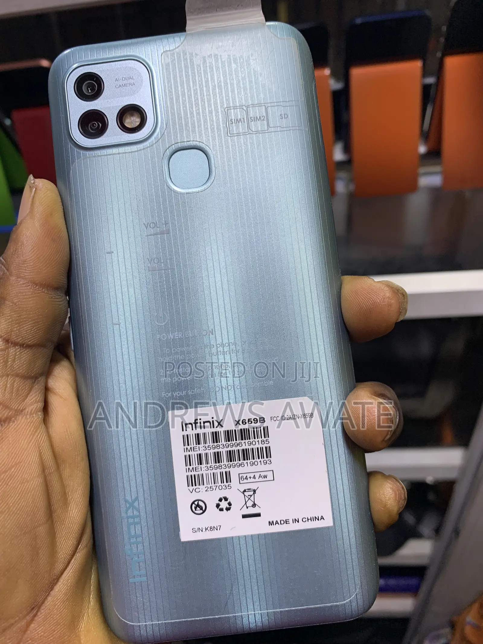 New Infinix Hot 10i 64 GB Blue