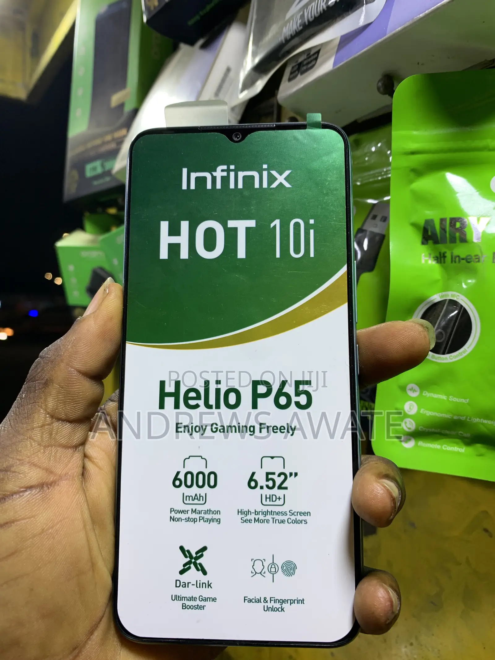 New Infinix Hot 10i 64 GB Blue