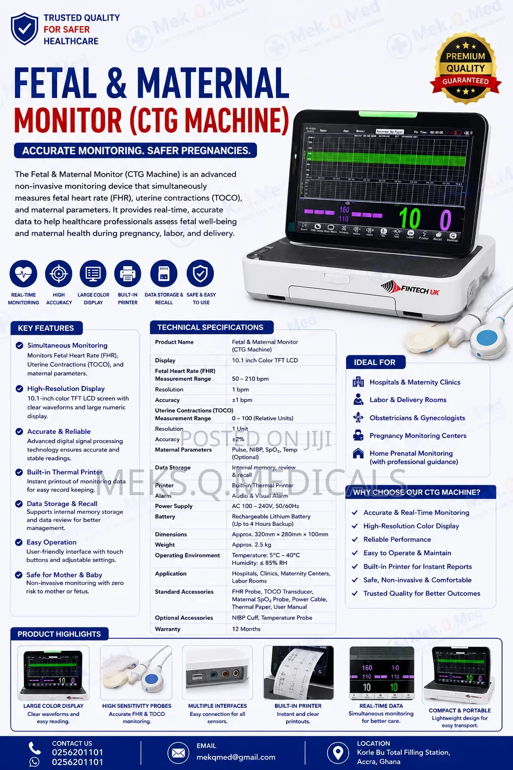 CTG Machine ( Touch Screen)