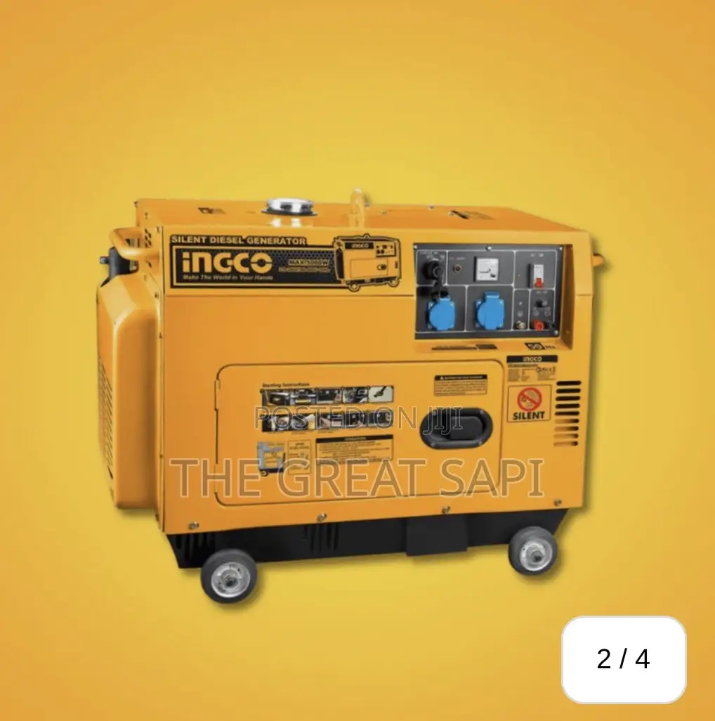 Ingco 4.5 kW Single Phase Diesel Generator With Electric Start