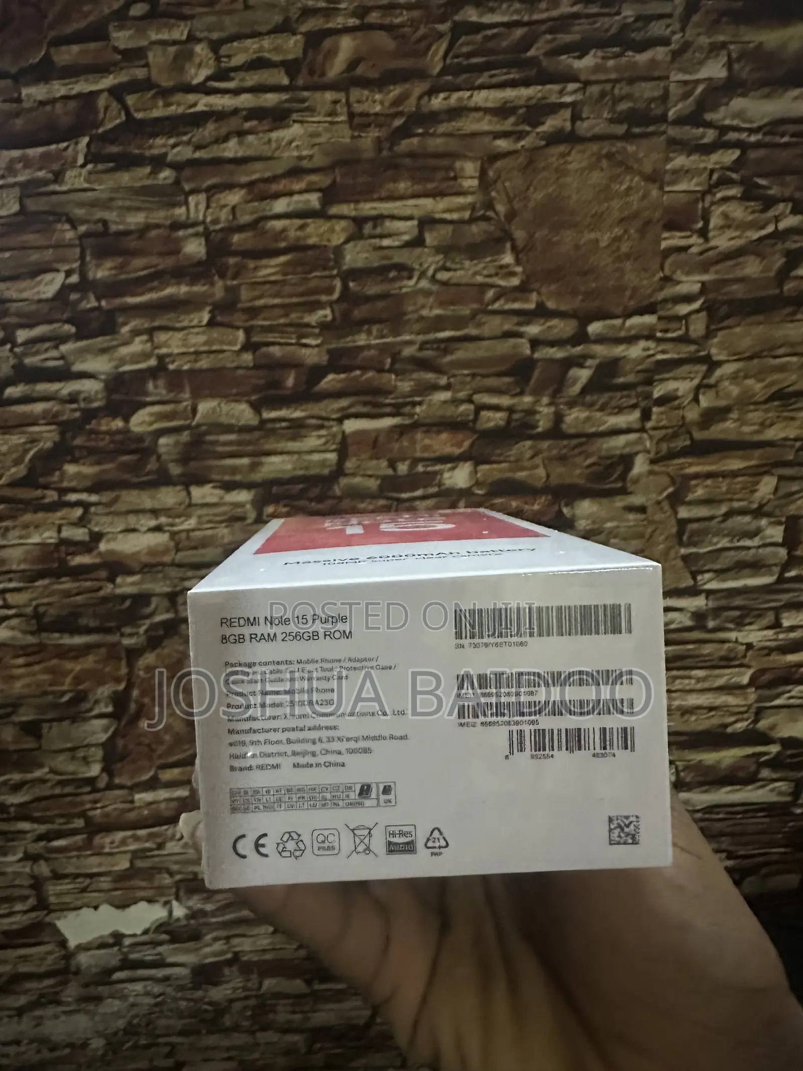 New Xiaomi Redmi 15 256 GB Red