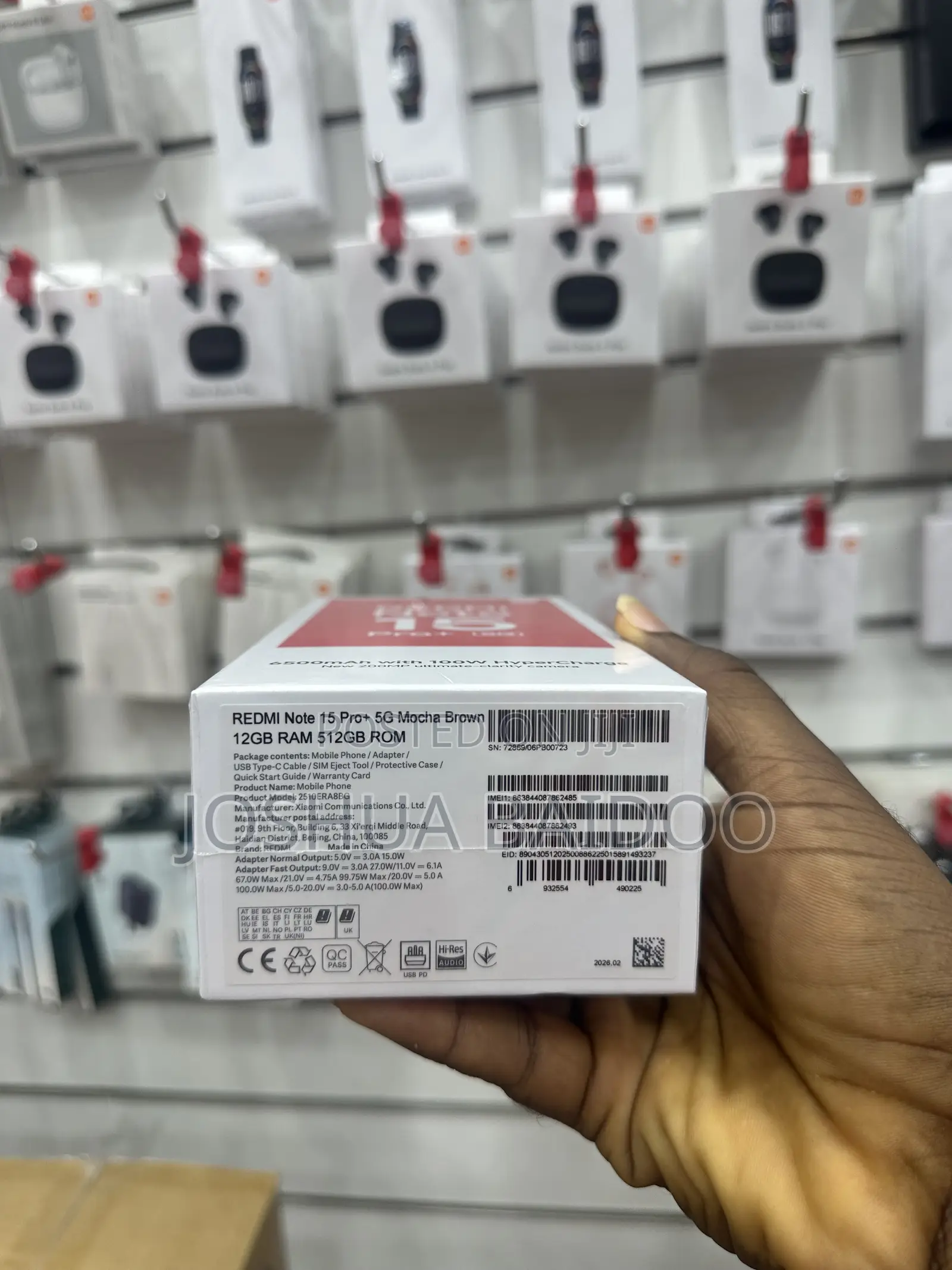 New Xiaomi Redmi Note 15 Pro+ 512 GB Red