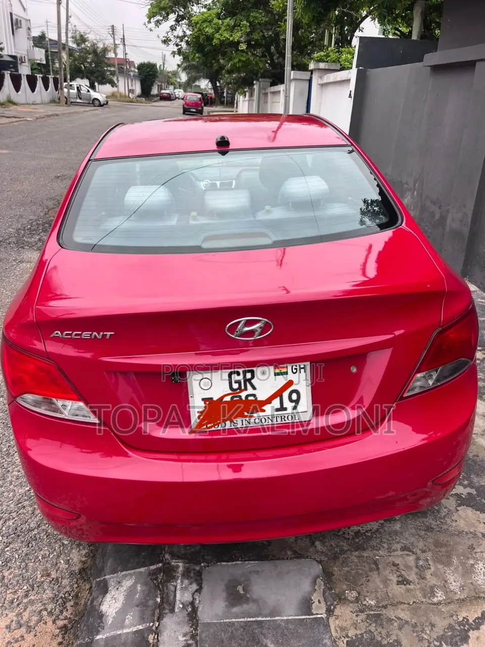 Hyundai Accent 2016 Red