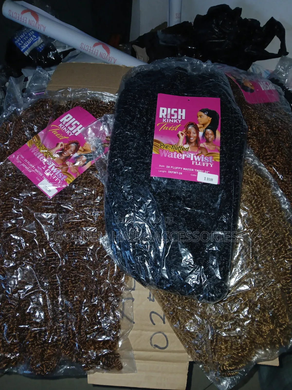 24inch Human Hair Kinky Blend