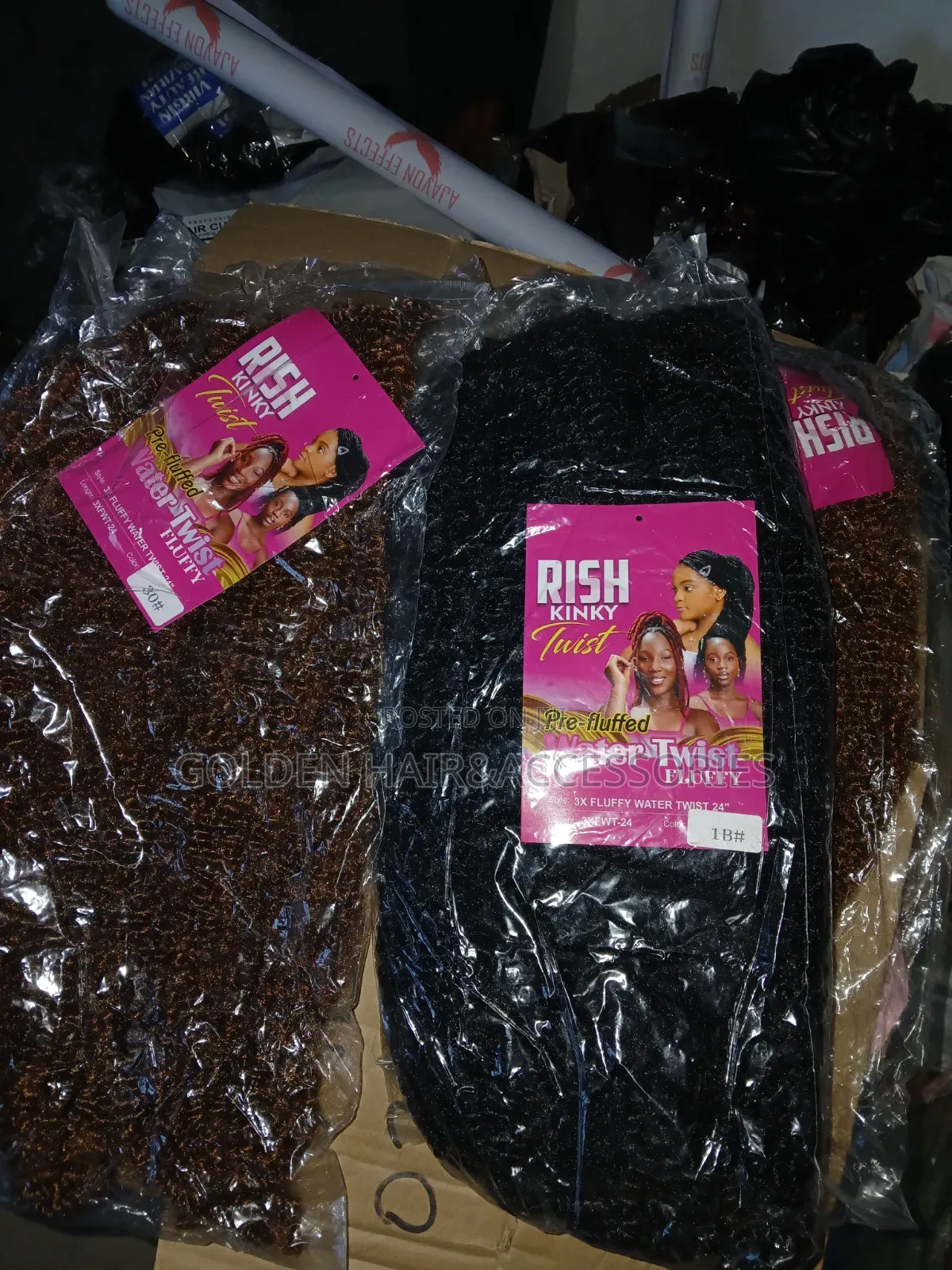 24inch Human Hair Kinky Blend
