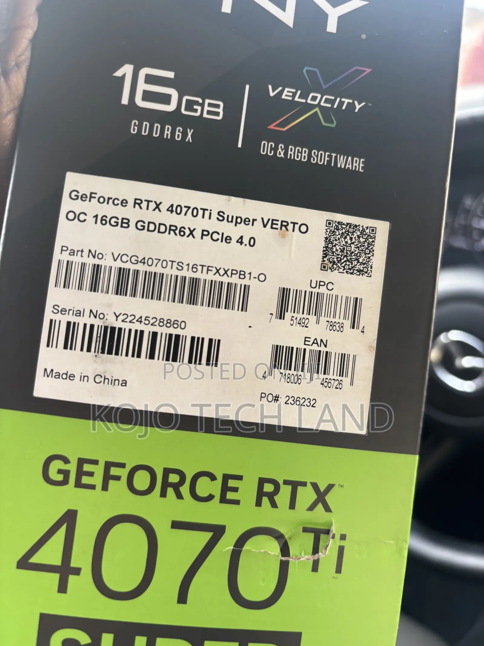 Nvidia RTX 4070ti Super 16gb Graphics Card