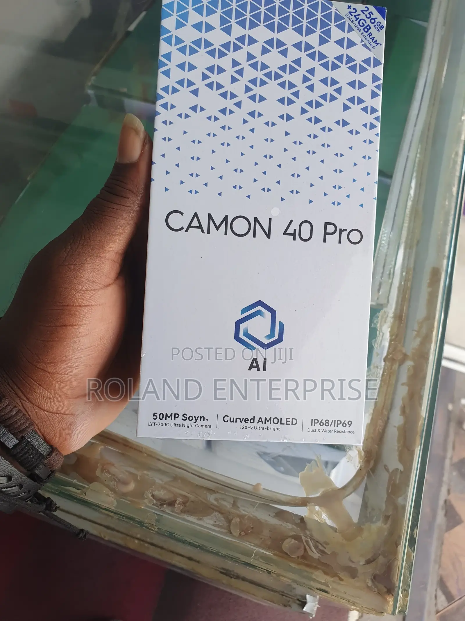New Tecno Camon 40 Pro 5G 256 GB Black