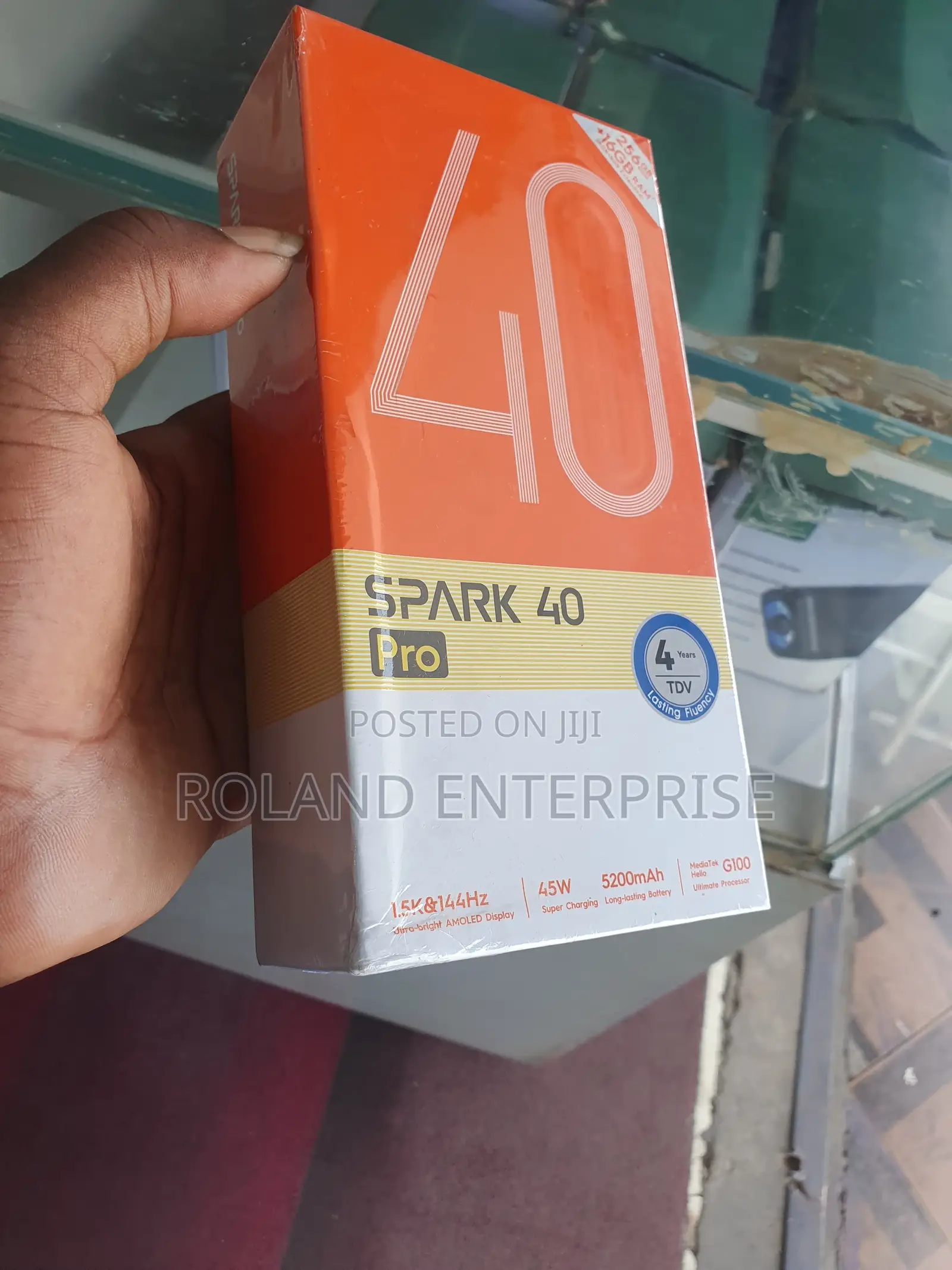 New Tecno Spark 40 Pro 256 GB Black