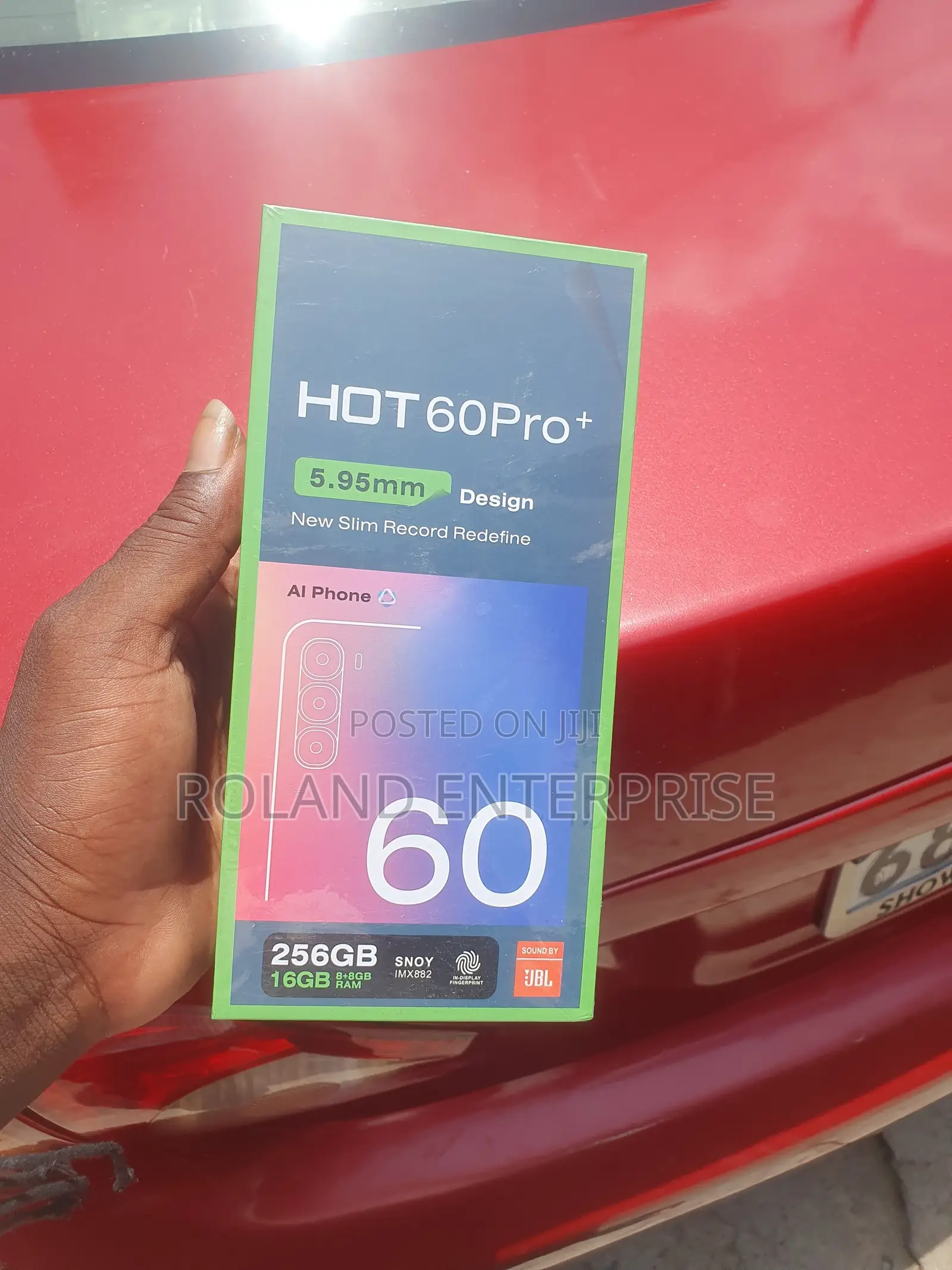 New Infinix Hot 60 Pro+ 256 GB Black
