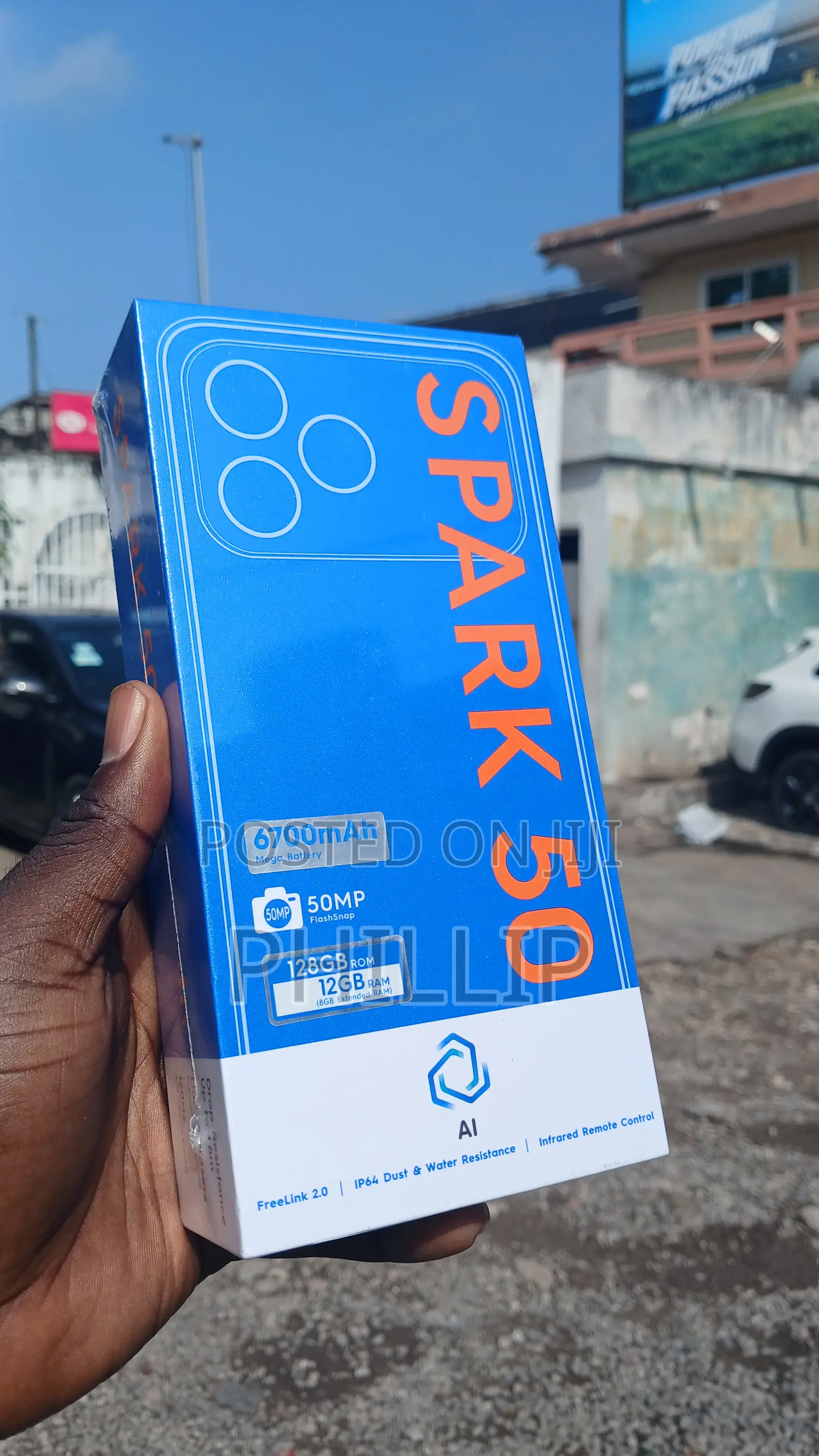 New Tecno Spark 50 128 GB Black