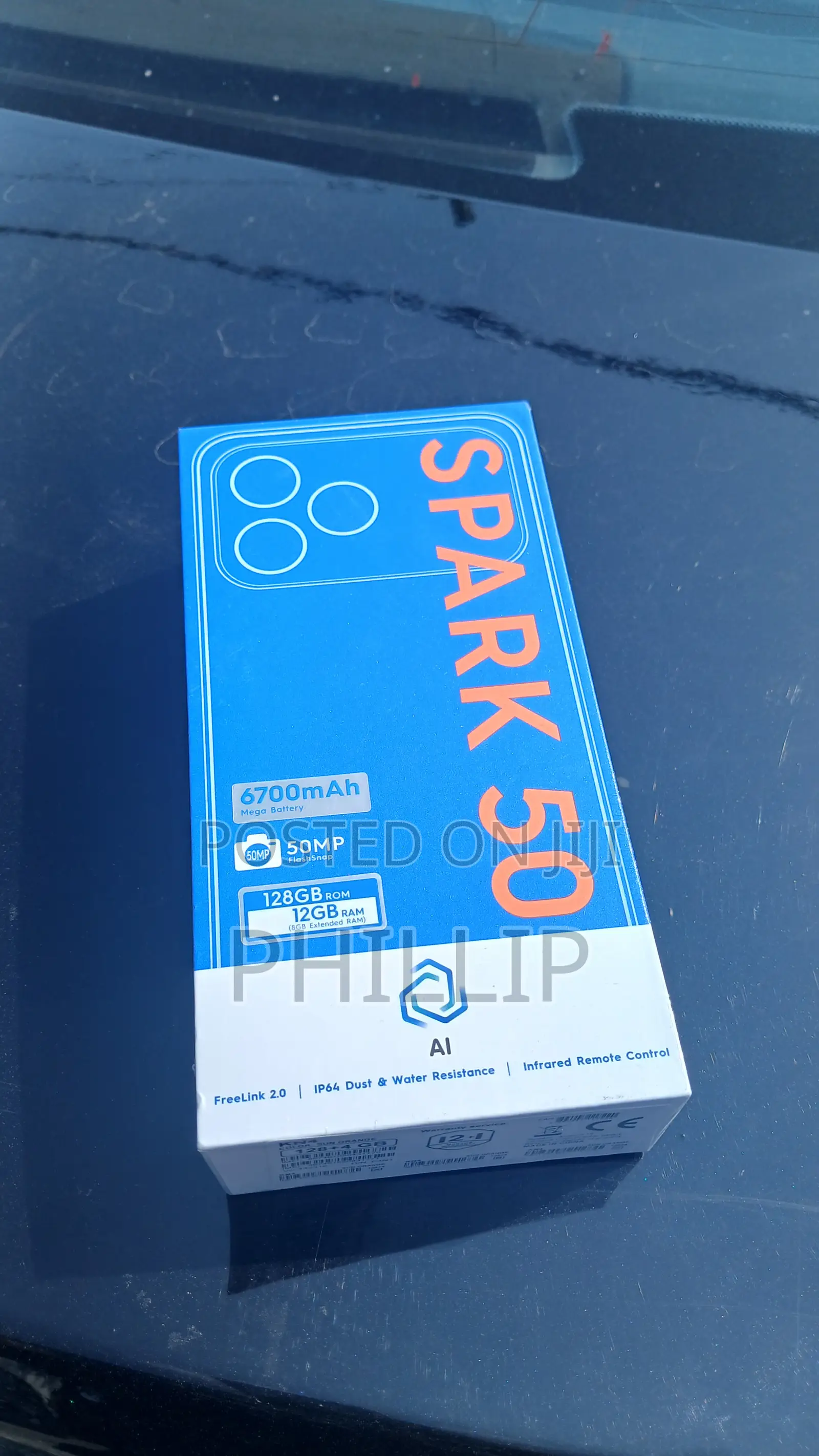 New Tecno Spark 50 128 GB Blue