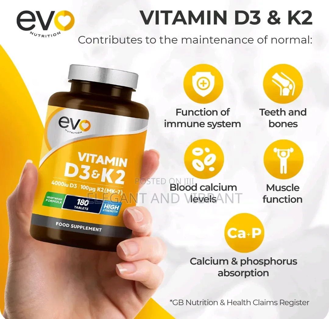 Vitamin D3 and Combo, 180 Vitamin D3 Tablets