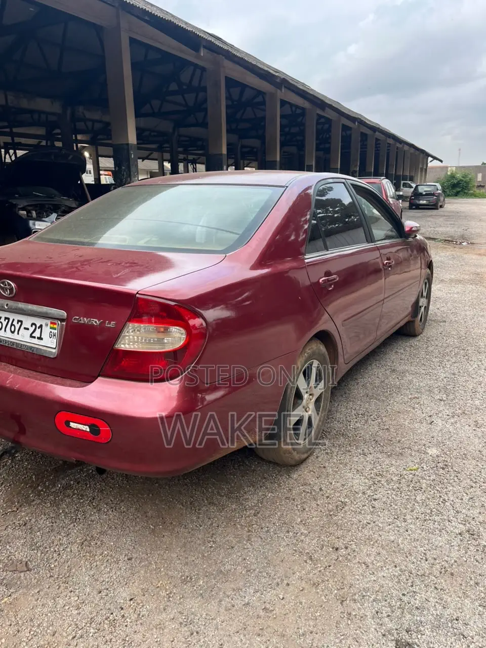 Toyota Camry LE 4dr Sedan (2.4L 4cyl 5M) 2004 Red