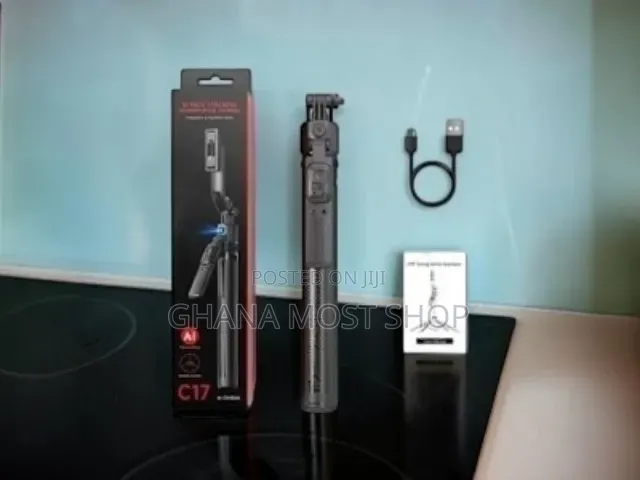 C17 Ai Face Tracking Selfie Stick Quadrapod