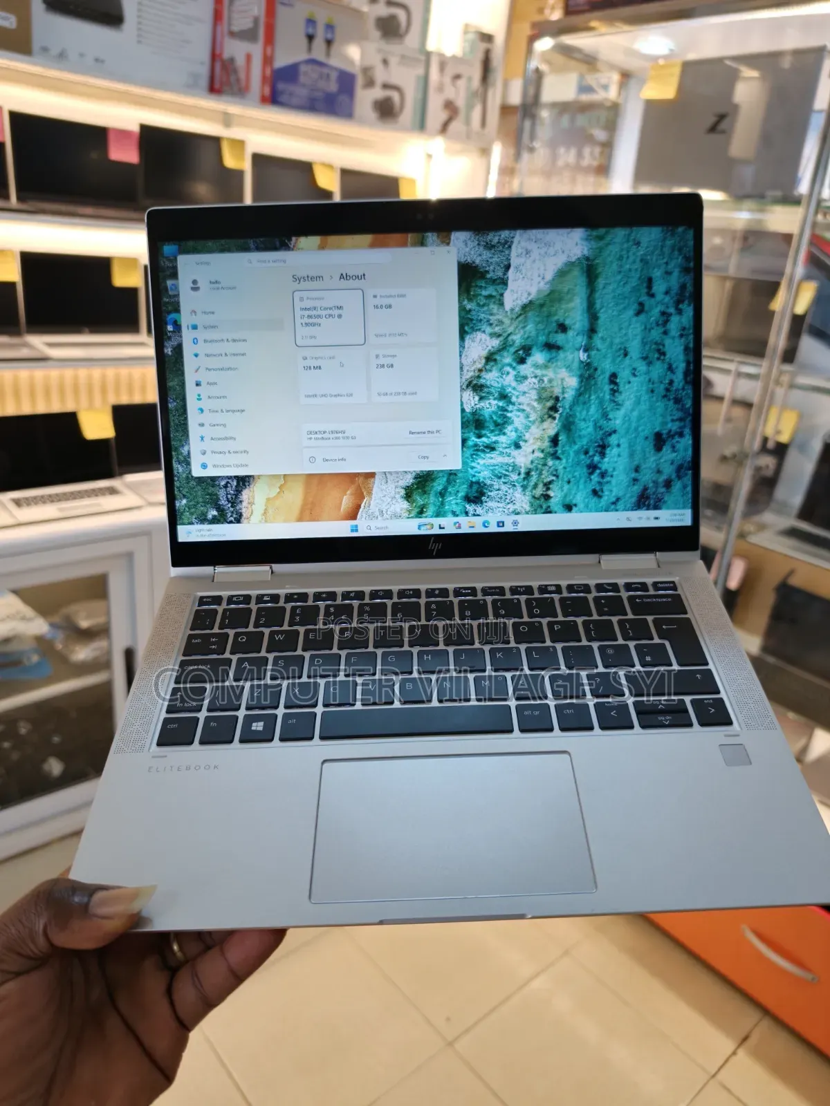 New Laptop HP EliteBook X360 1030 G3 16GB Intel Core i7 SSD 256GB
