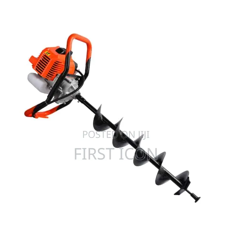 3 Bits Set Gasoline Earth Auger Drill - 52cc