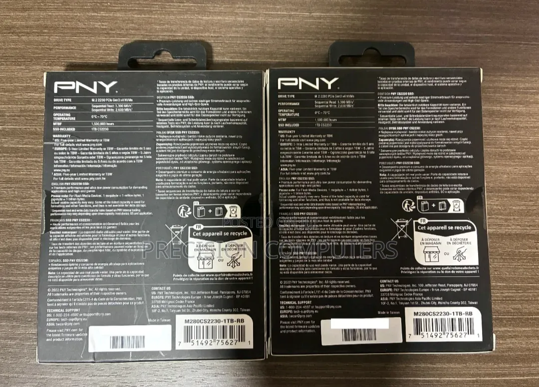 PNY 1tb Nvme SSD