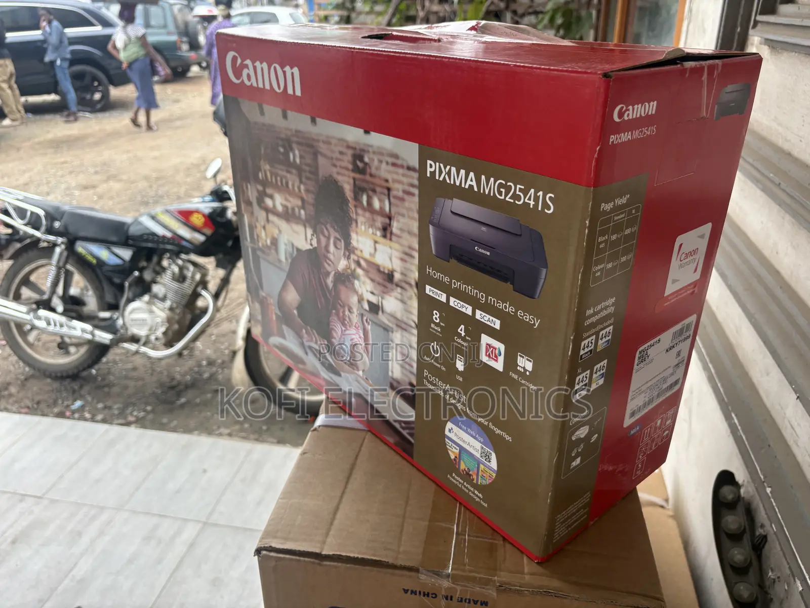 Canon PIXMA MG2541S Color Inkjet Printer (Print, Scan, and Copy)