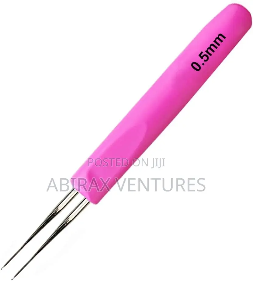0.5mm Pink 2 Pin Dreadlock Pin