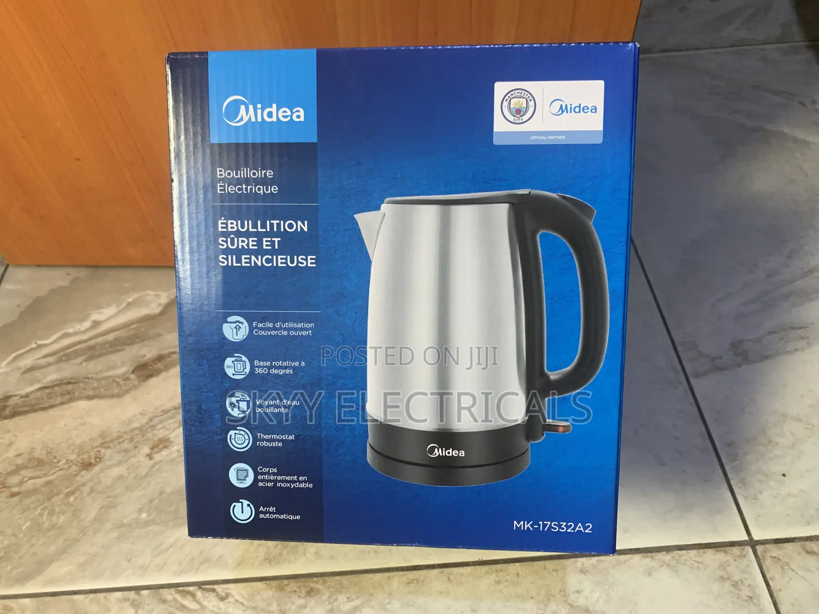 Affordable Midea 1.7litres Stainless Kettle