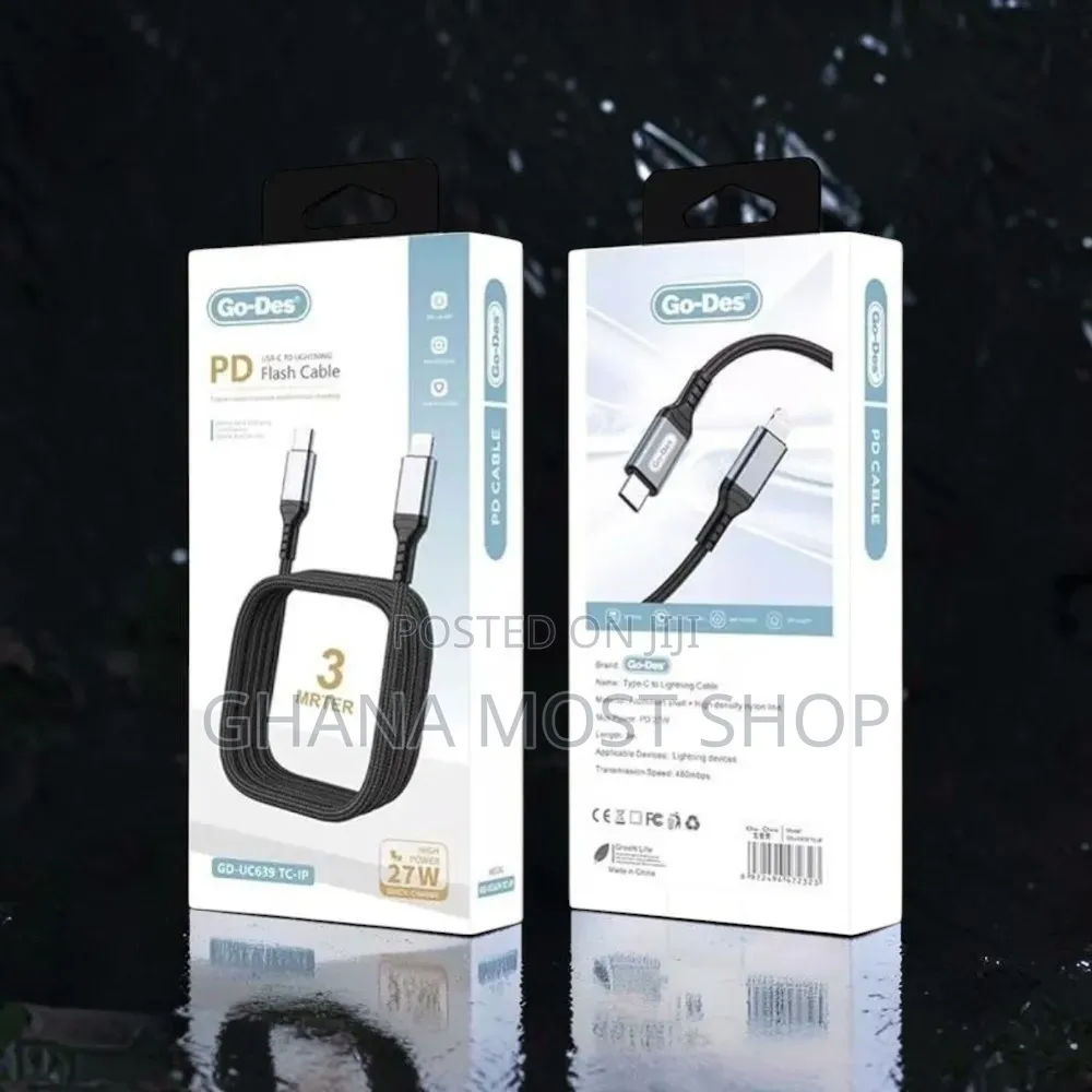 Go-Des Type-C to Lightning Charger(51309)