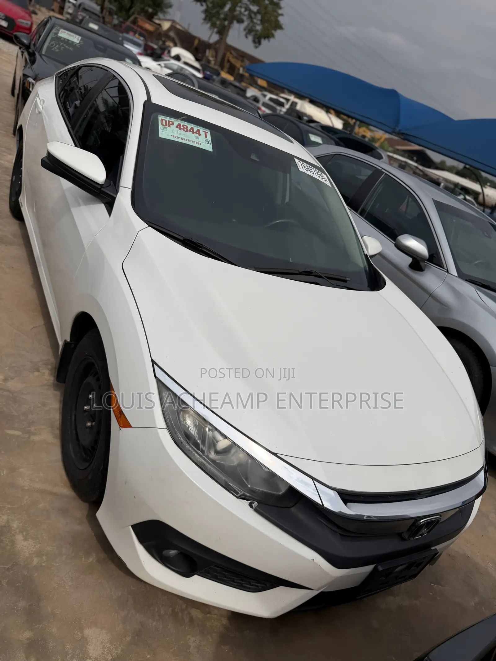 Honda Civic EX 4dr Sedan (1.5L 4cyl) 2016 White