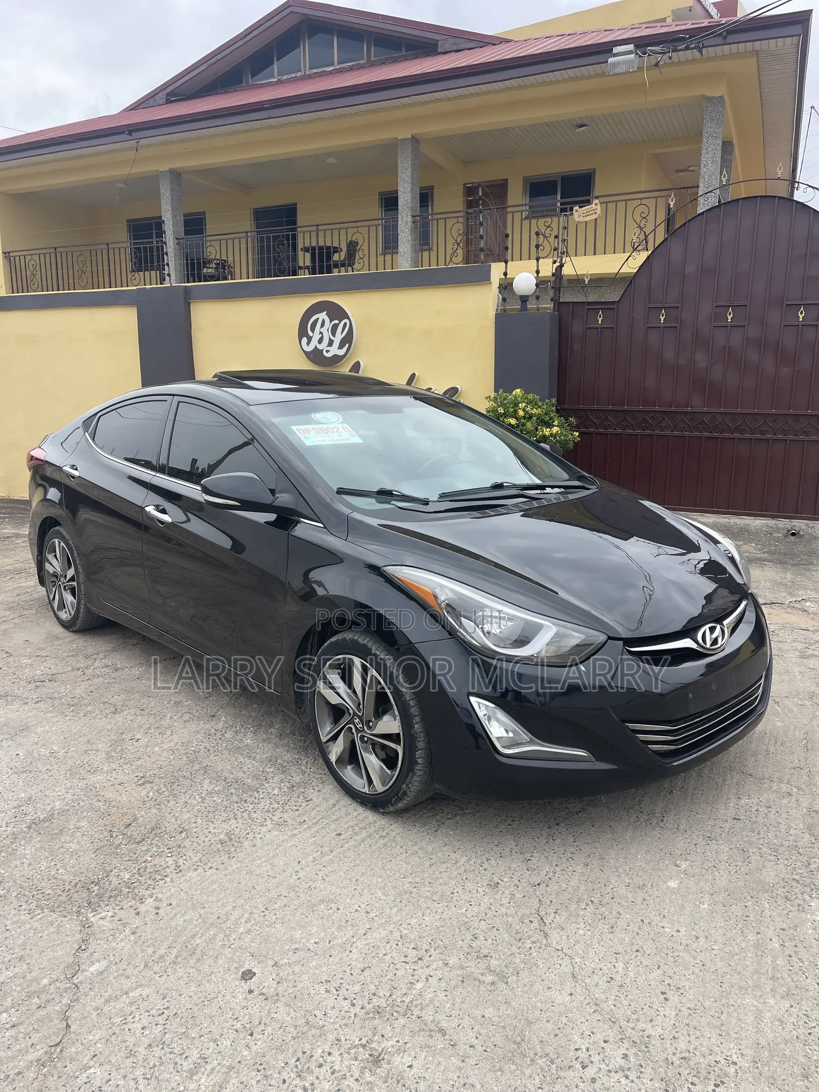 Hyundai Elantra Limited 4dr Sedan (1.8L 4cyl 6A) 2014 Black