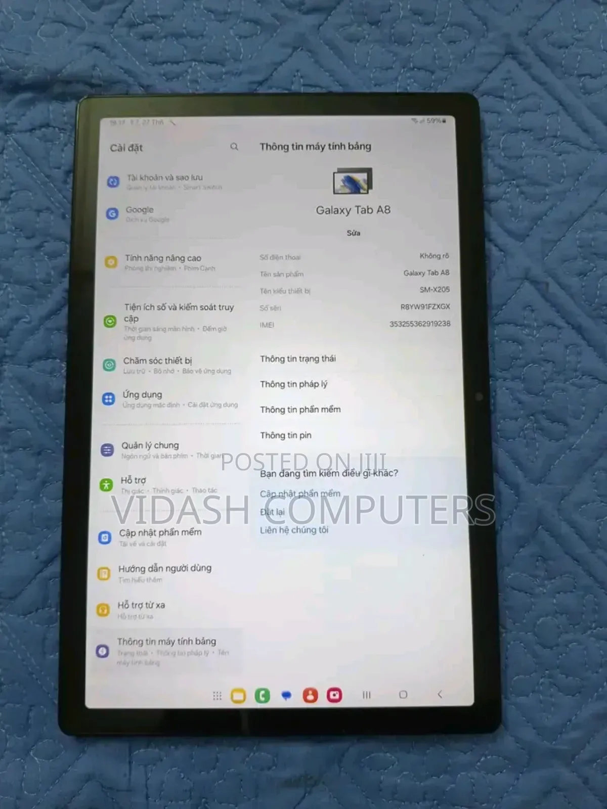 Samsung Galaxy Tab A8 10.5 (2021) 64 GB Black