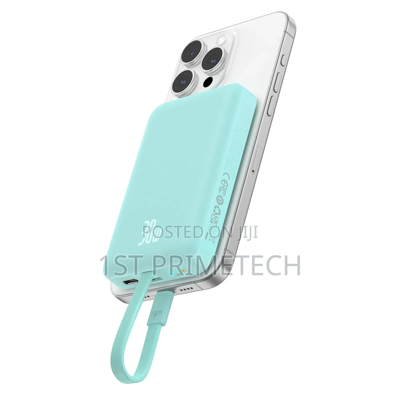 Baseus Magnetic Power Bank 30W 10000mAh With Built-in USB-C Cable