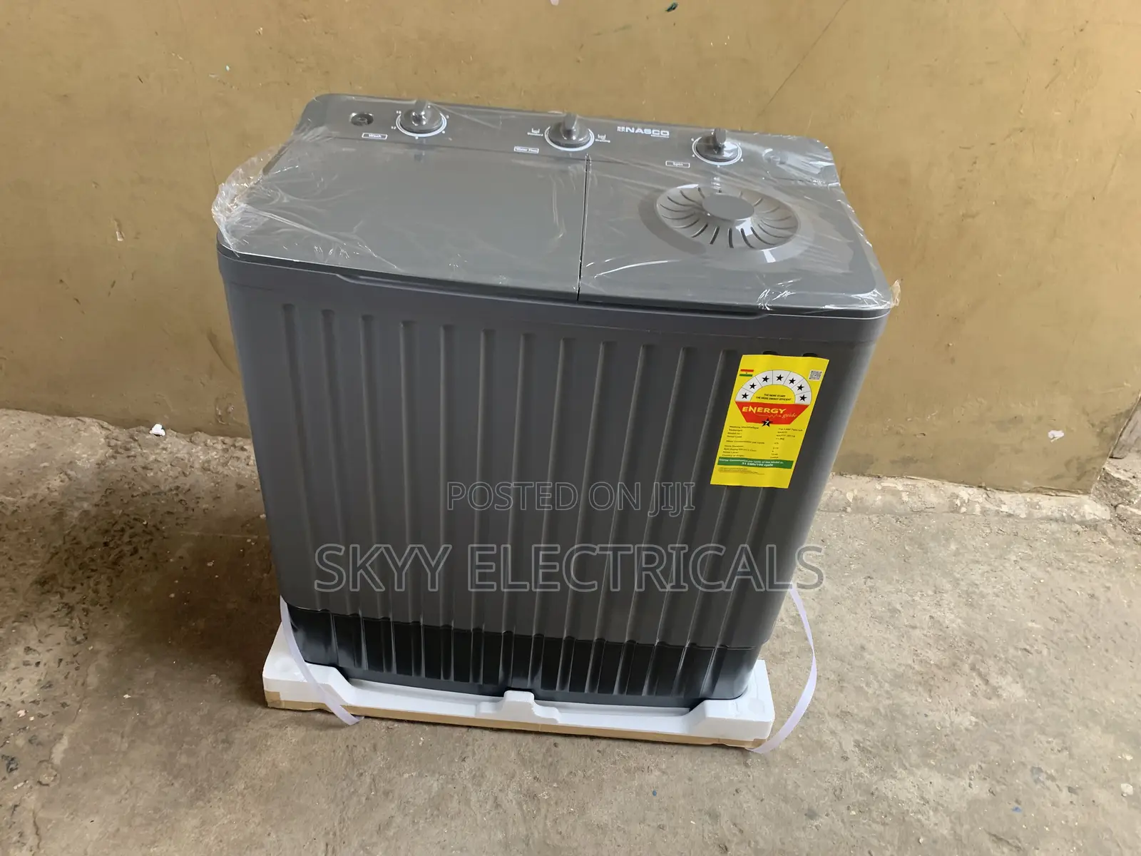Original Nasco 8kg TwinTub Top WashingMachine