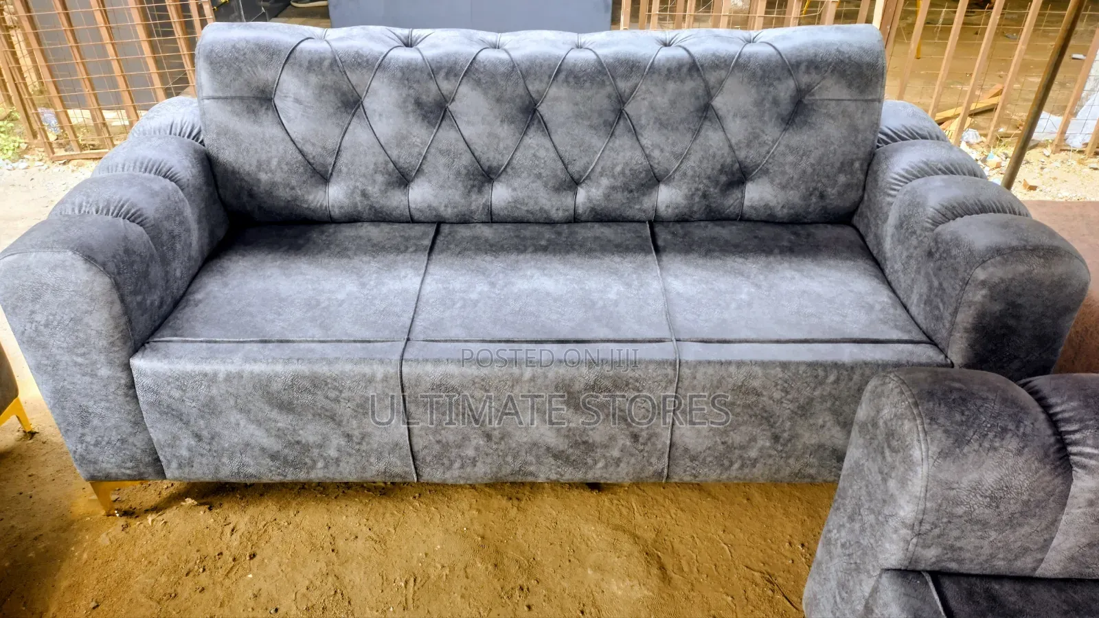 Quality Leather-Material Sofa Set