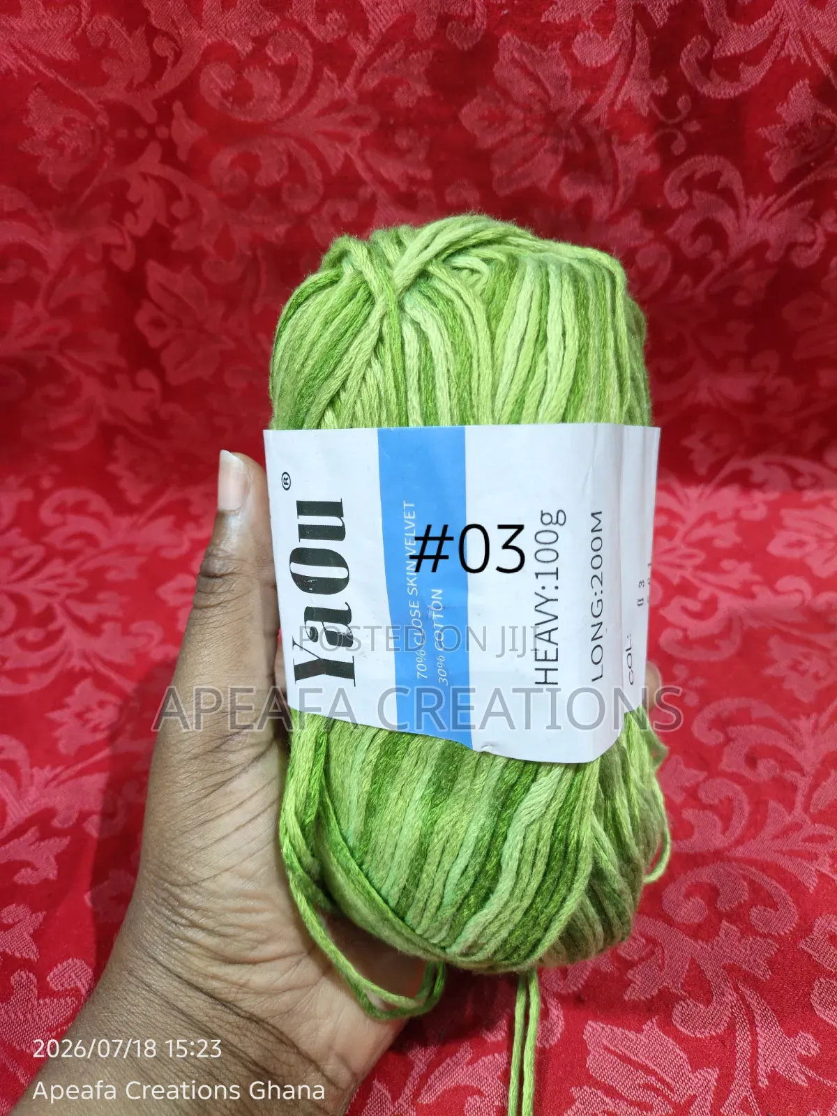 Suevelvet Cotton Yarn