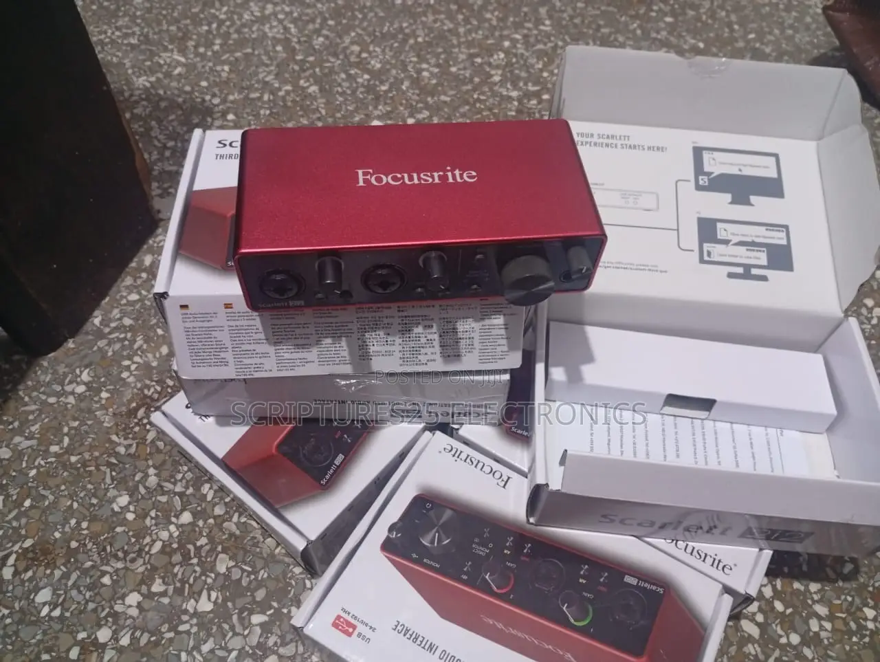Focusrite Scarlet 2i2 3rd Gen Professional Sound Card 24bit/192 KHZ