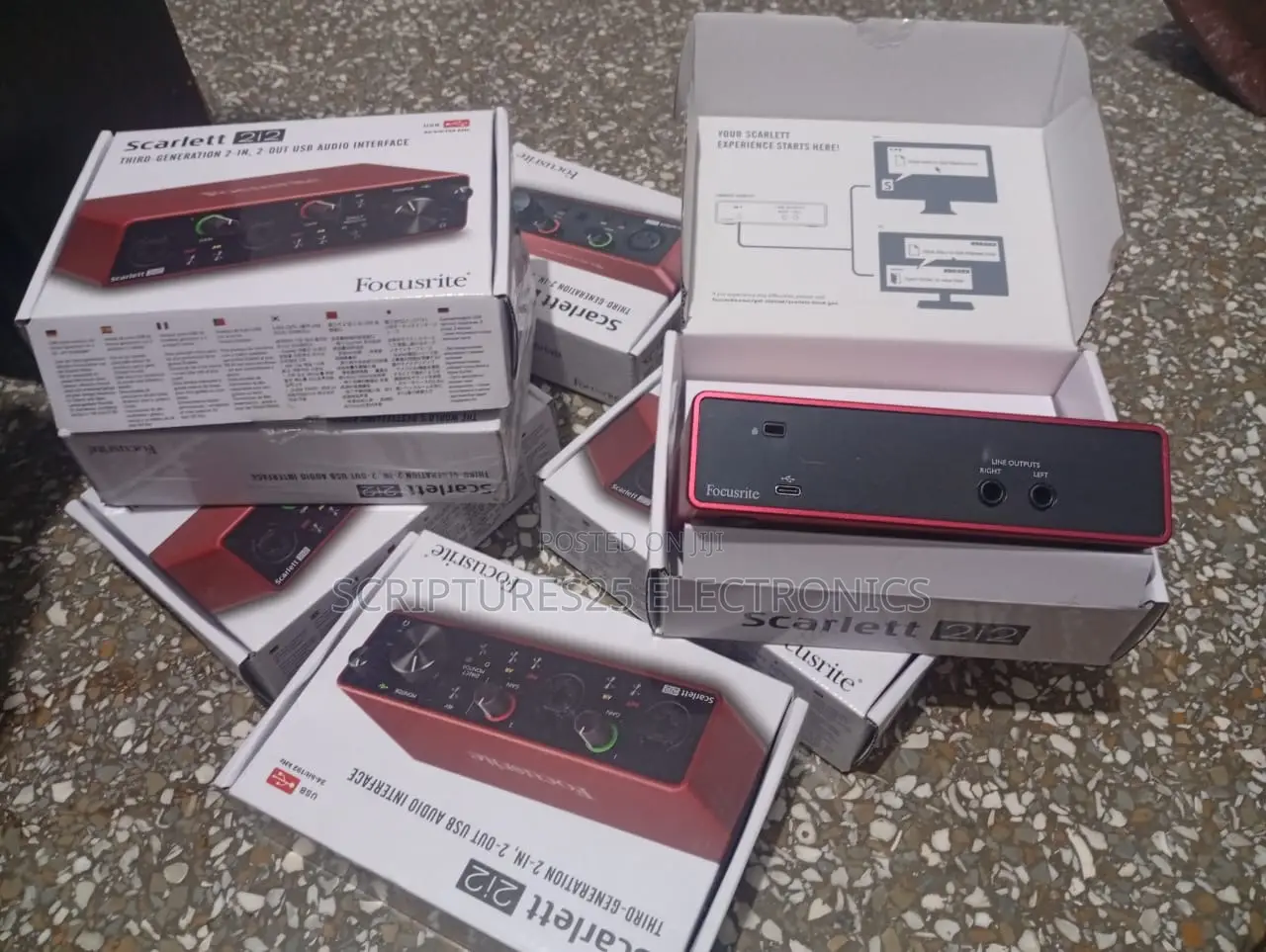 Focusrite Scarlet 2i2 3rd Gen Professional Sound Card 24bit/192 KHZ