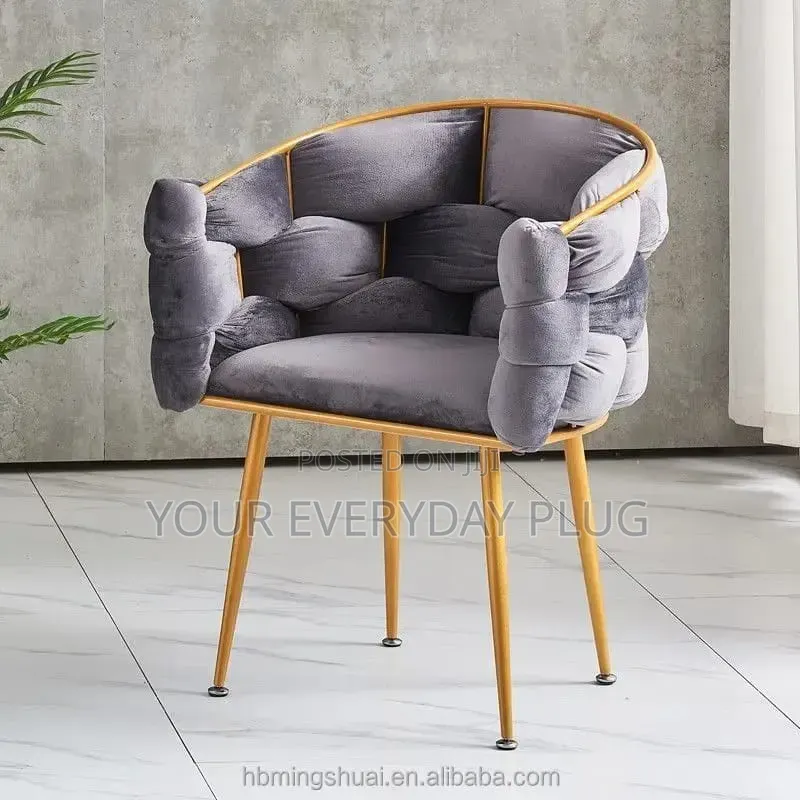 Modern Simple Velvet Single Sofa Chair