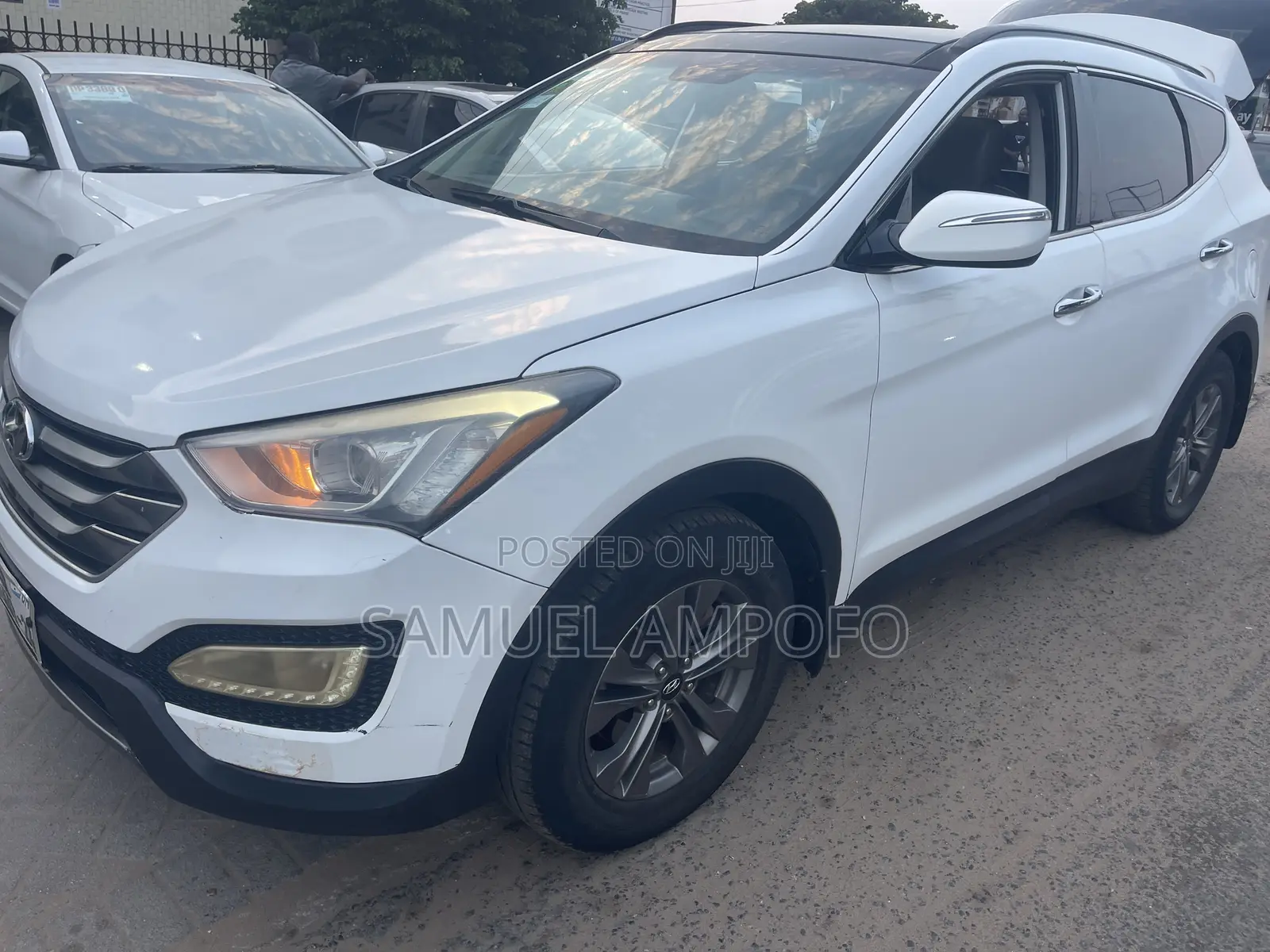 Hyundai Santa Fe Limited AWD 2016 White