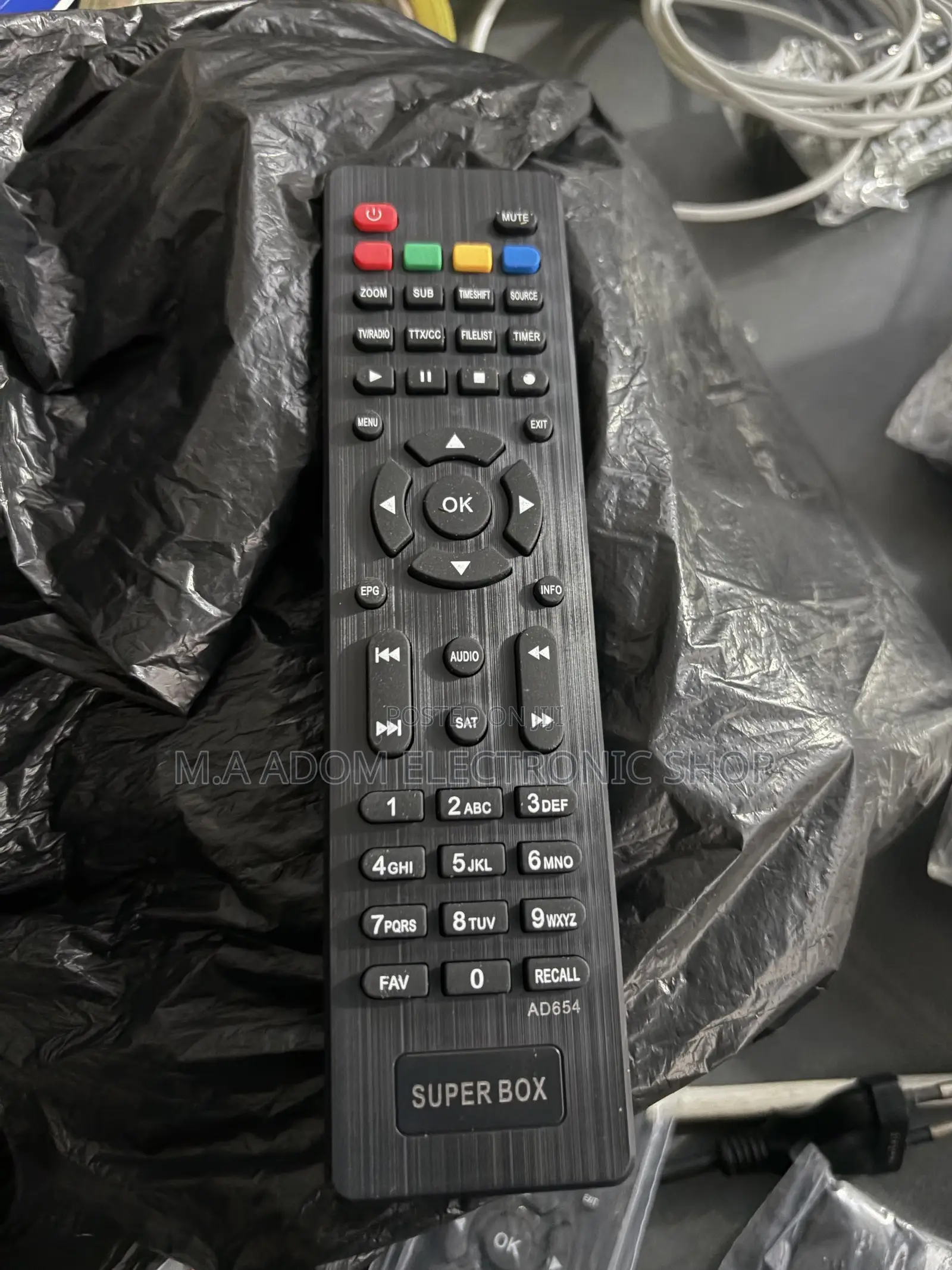 Super Box Decoder Remote Control