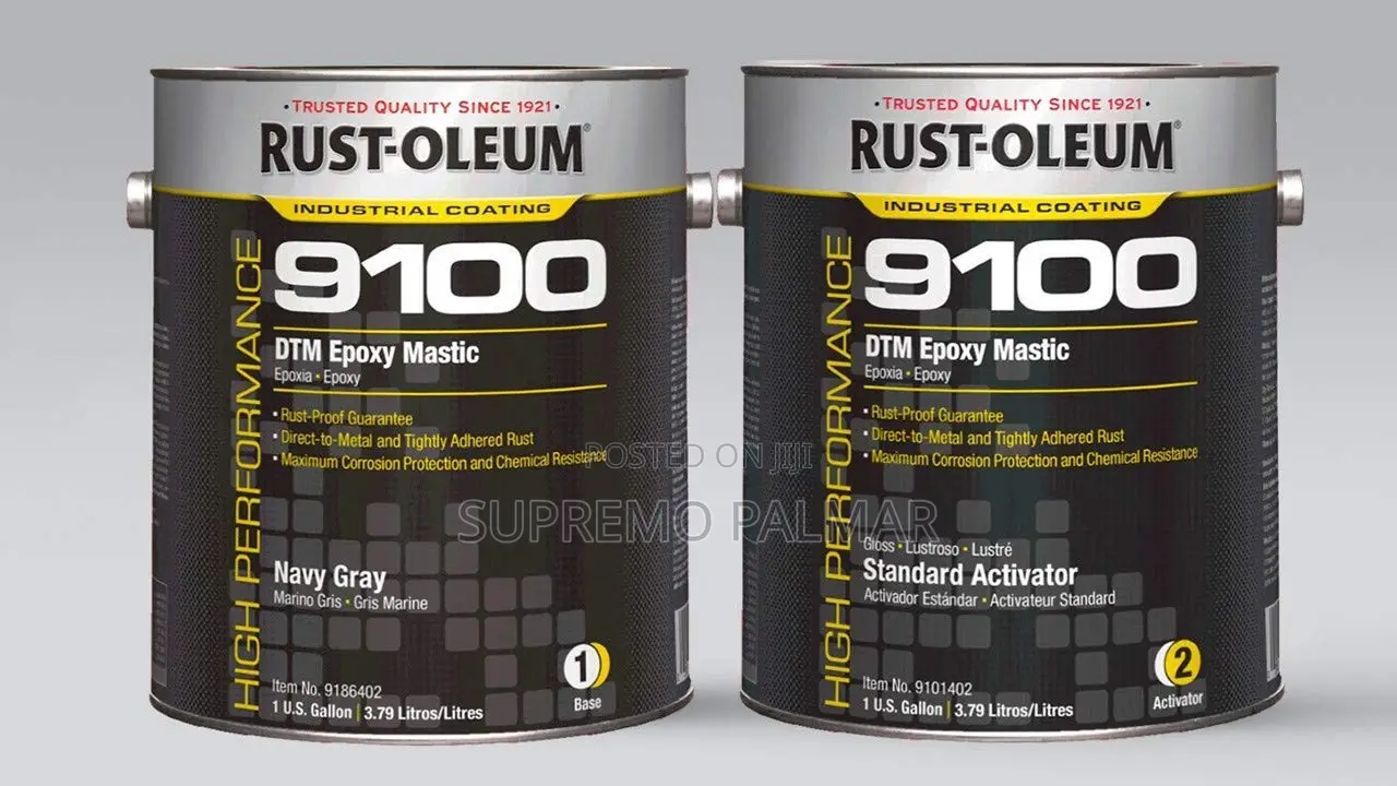9100 DTM Epoxy Mastic, Marine Paints Industrial (Base + Activator)