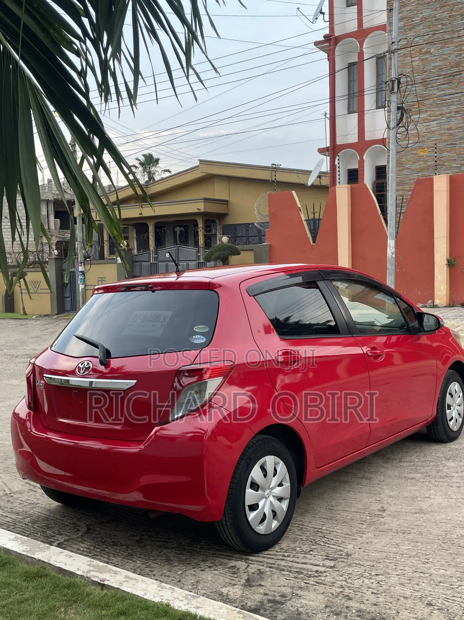 Toyota Vitz 1.3 AWD 3dr 2013 Red