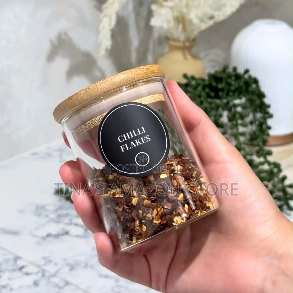 Bamboo Lid Spice Jar