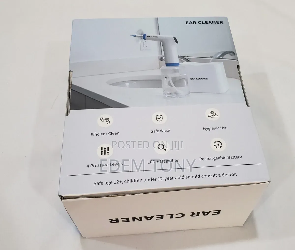Ear Cleaner: Wax Removal Cleaning Kit :Rechargeable Irrigation System