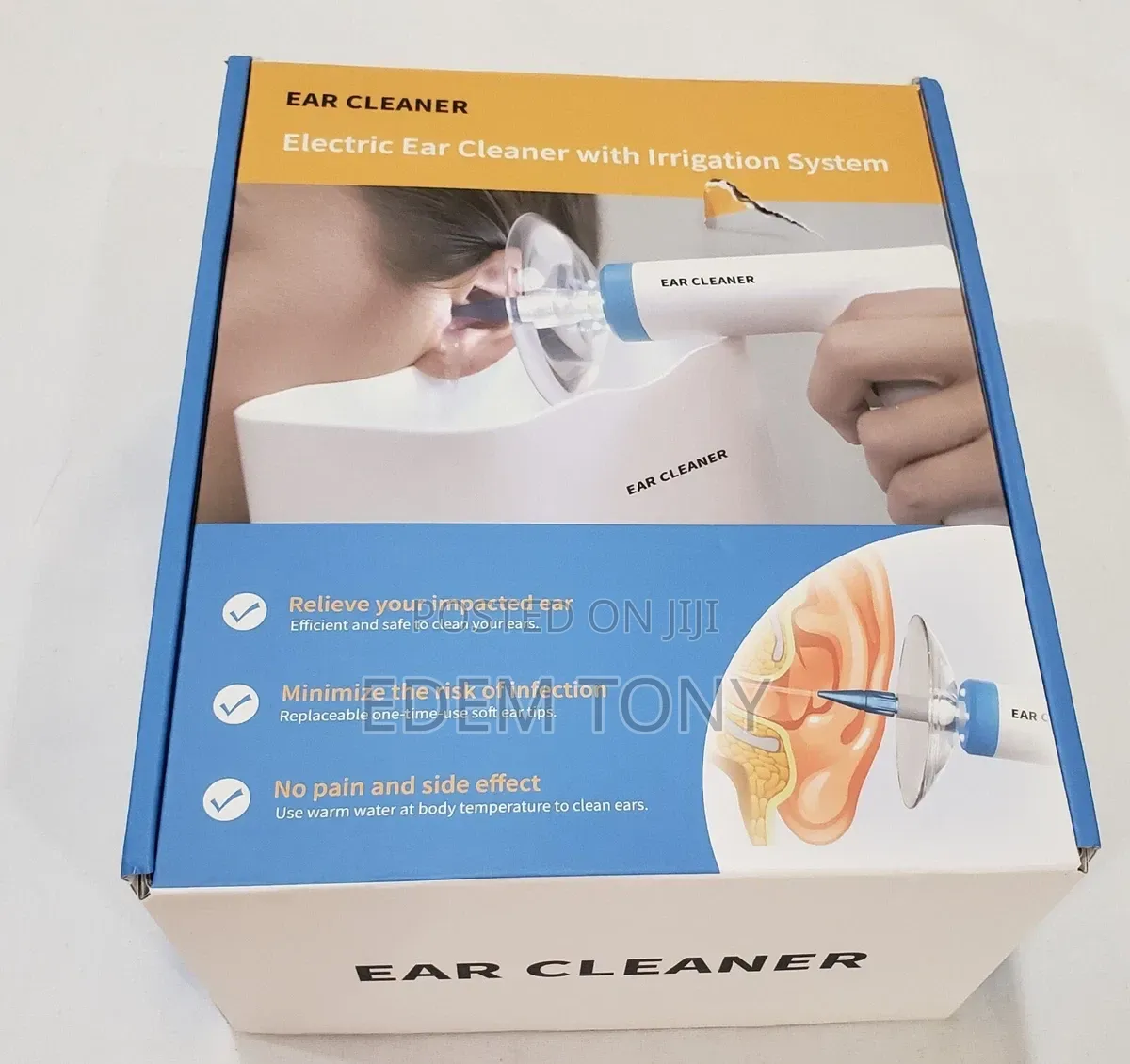 Ear Cleaner: Wax Removal Cleaning Kit :Rechargeable Irrigation System