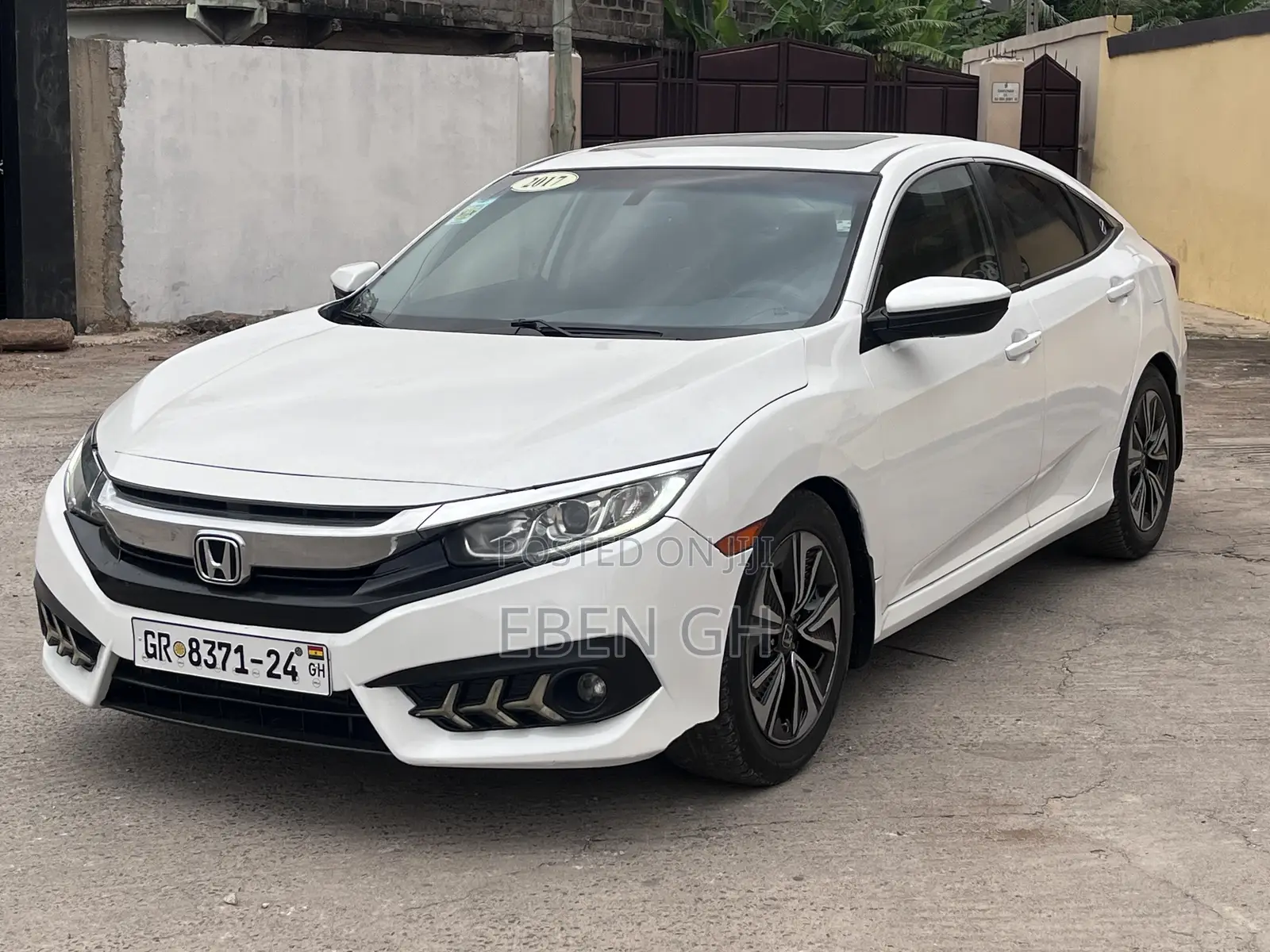 Honda Civic EX-L 4dr Sedan (1.5L 4cyl) 2017 White