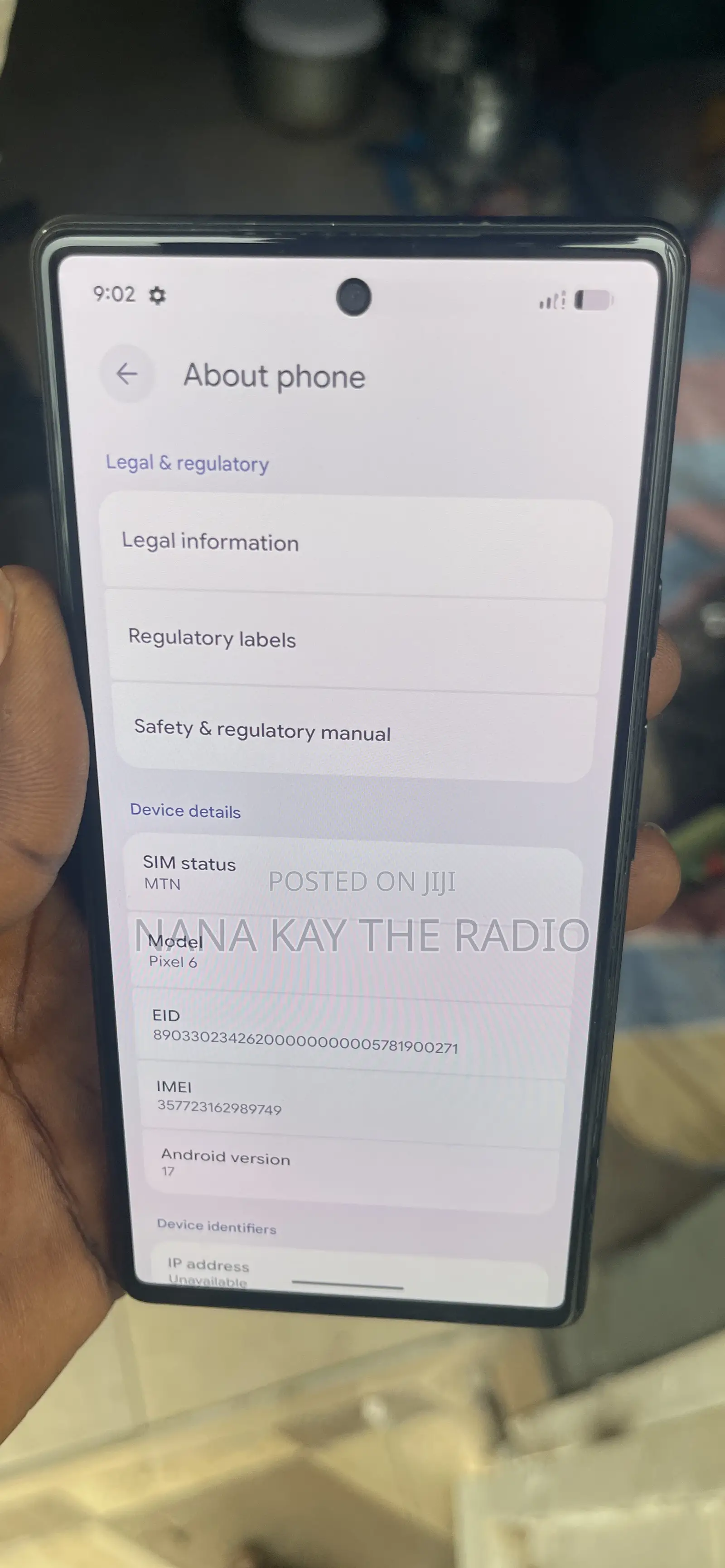 Google Pixel 6 128 GB Black